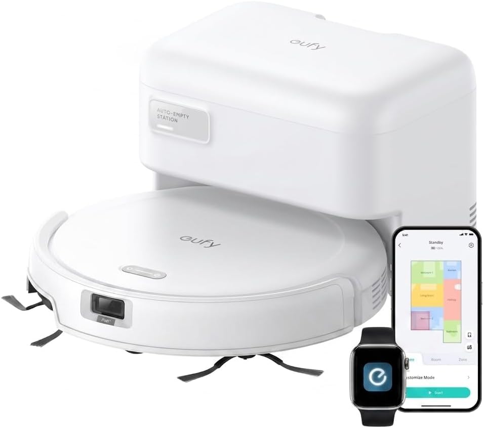 eufy Robot Vacuum Cleaner, C10, Self Emptying,8 Weeks Hands Free