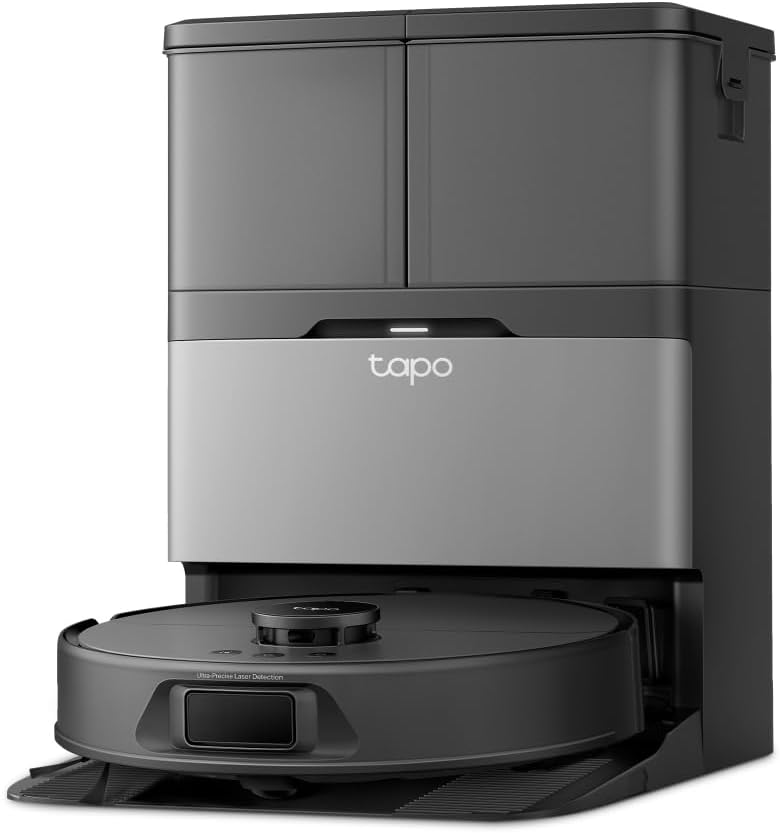 Tapo RV50 Pro Omni 15000Pa Robot Vacuum Cleaner with Mop, All in One Dock