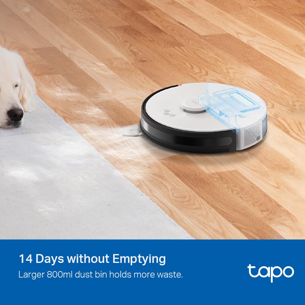 Tapo RV50 Pro Omni 15000Pa Robot Vacuum Cleaner with Mop, All in One Dock