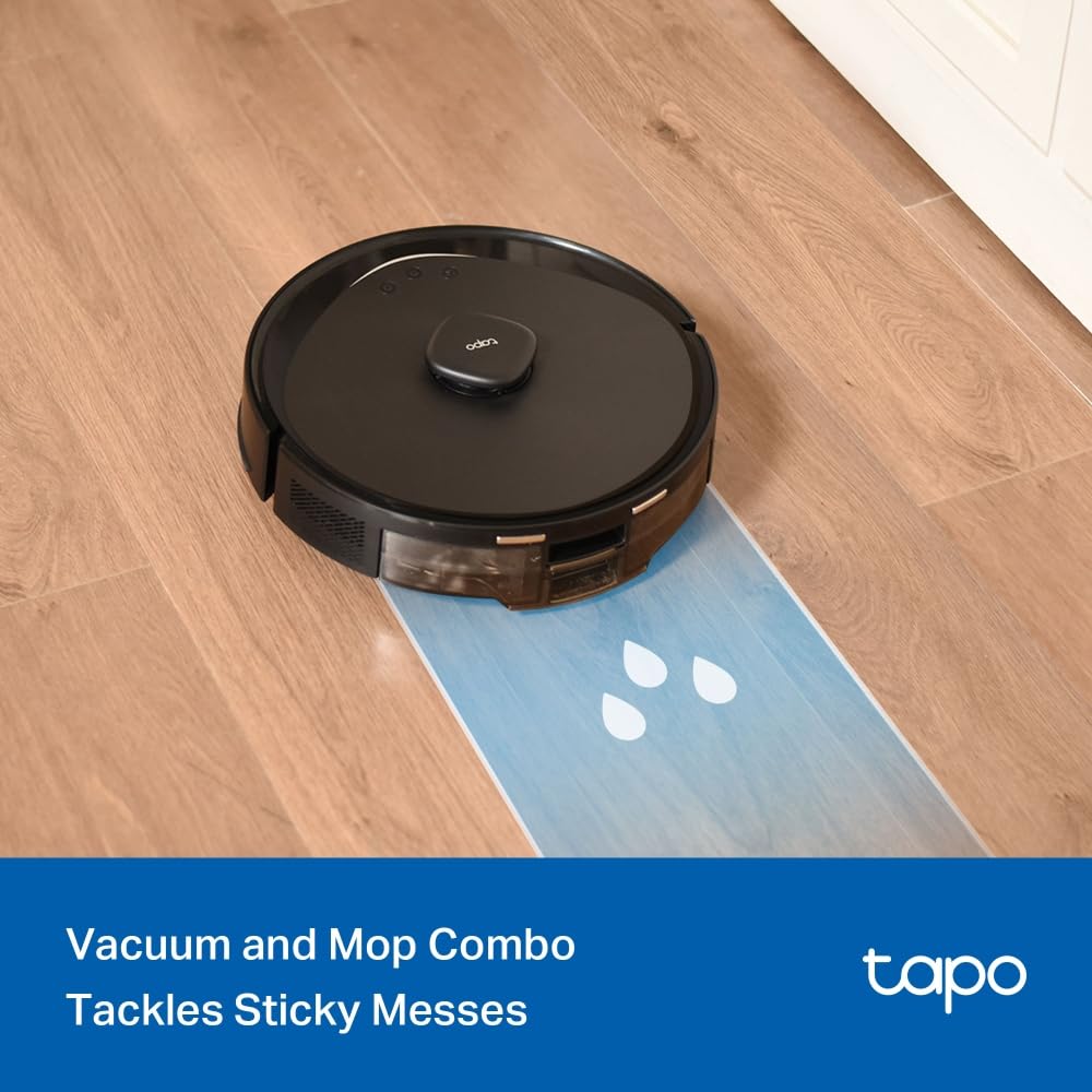 Tapo RV50 Pro Omni 15000Pa Robot Vacuum Cleaner with Mop, All in One Dock