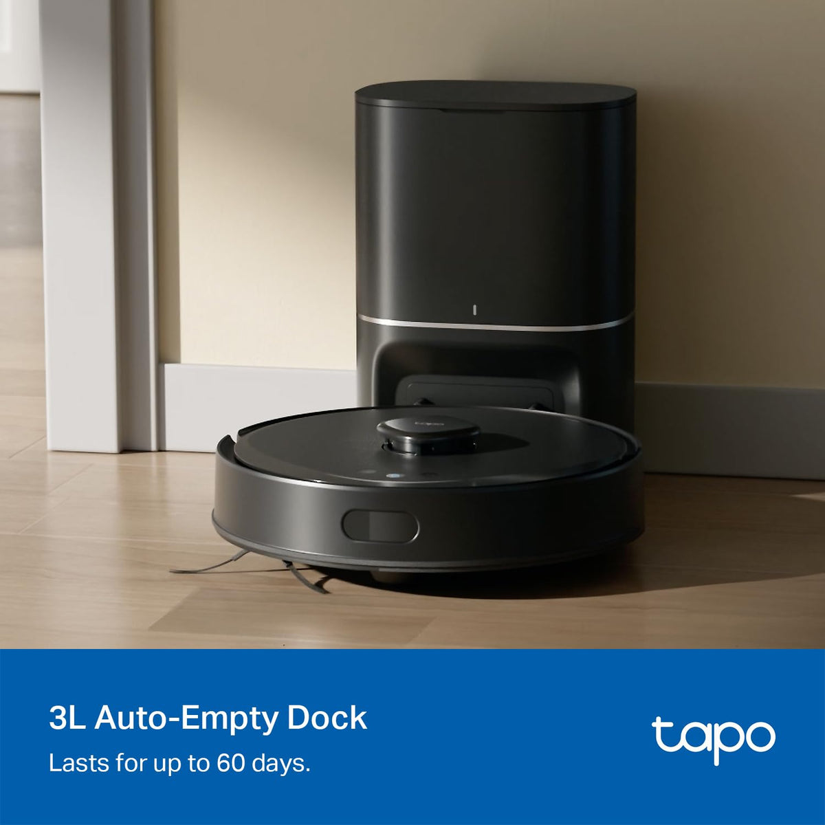 Tapo RV50 Pro Omni 15000Pa Robot Vacuum Cleaner with Mop, All in One Dock