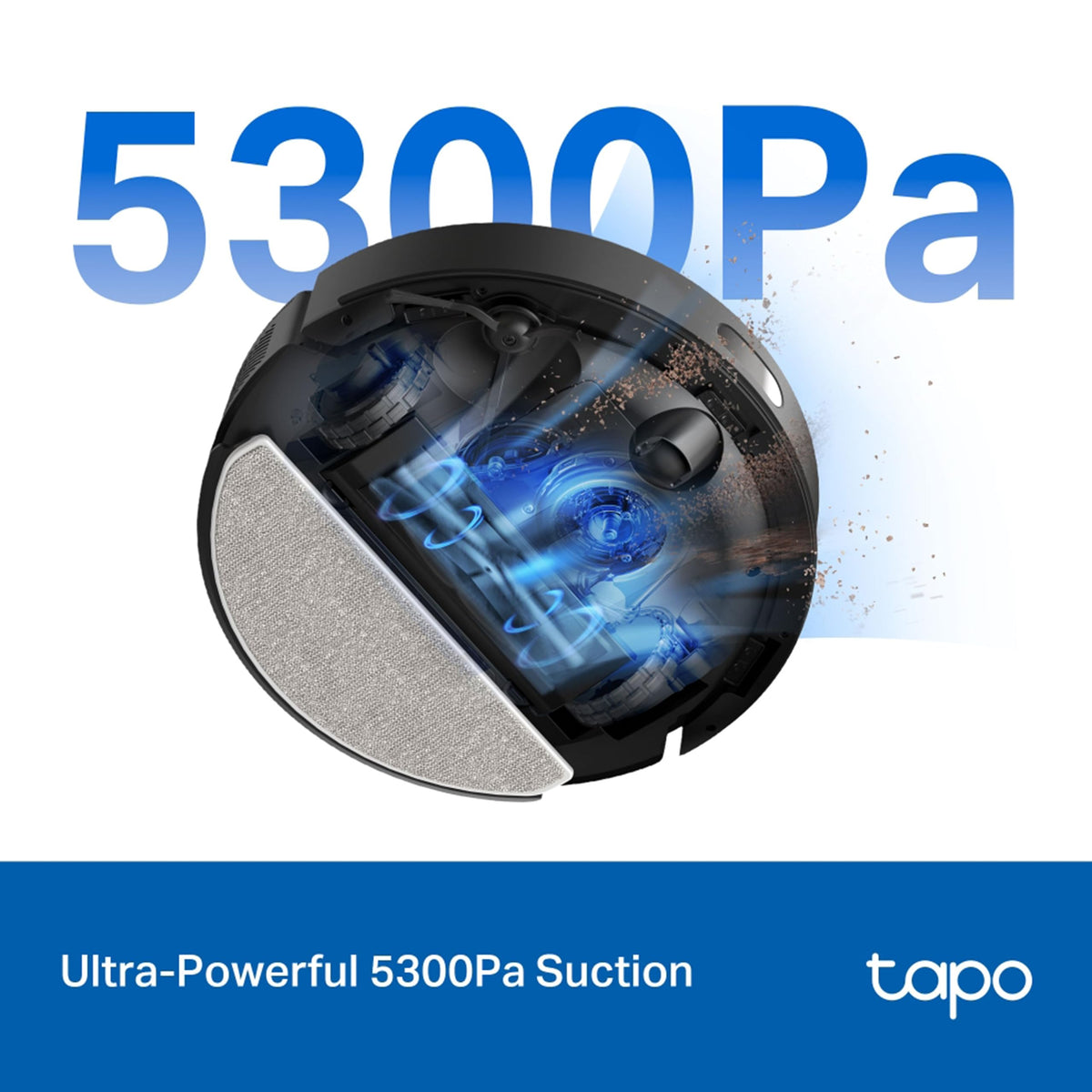Tapo RV50 Pro Omni 15000Pa Robot Vacuum Cleaner with Mop, All in One Dock