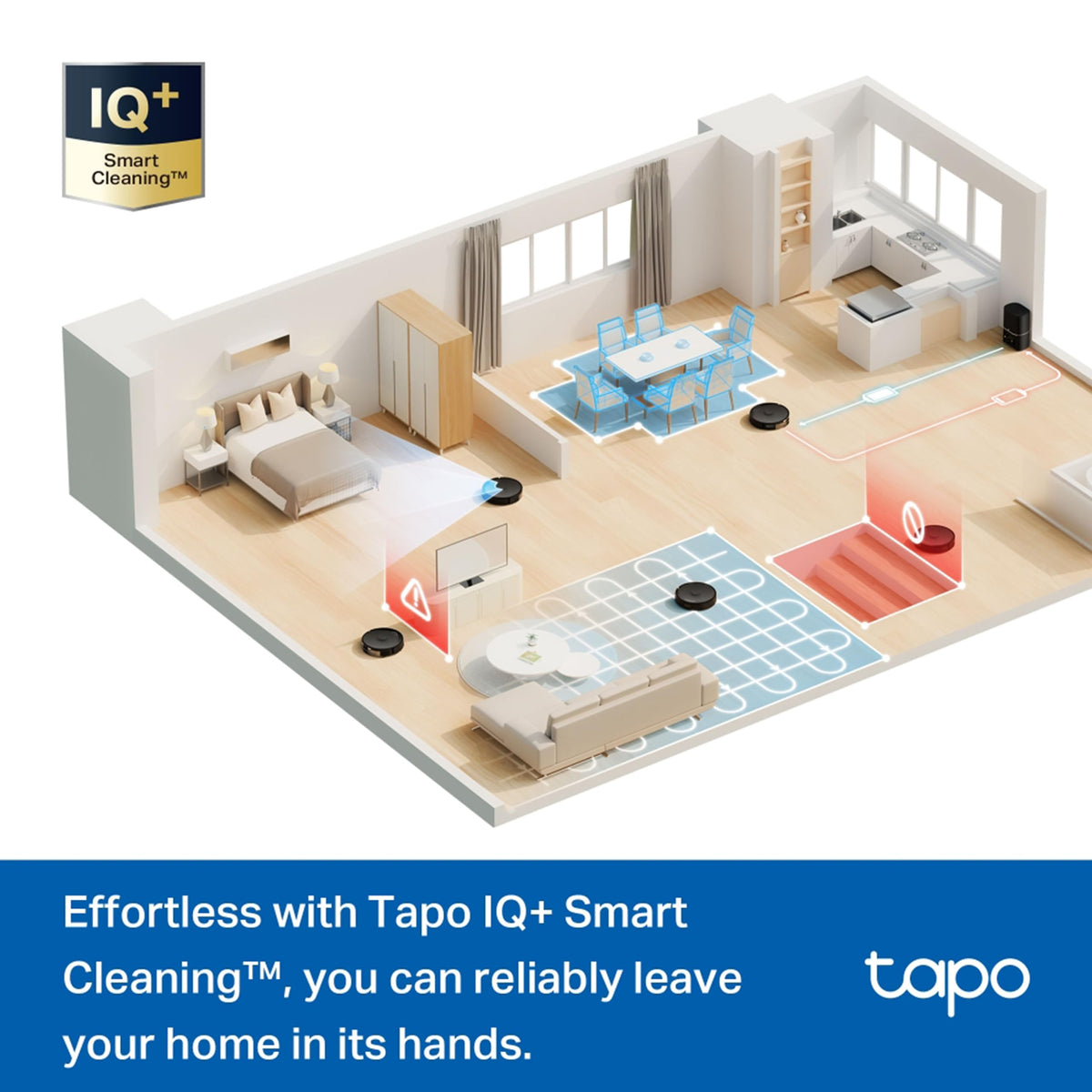 Tapo RV50 Pro Omni 15000Pa Robot Vacuum Cleaner with Mop, All in One Dock