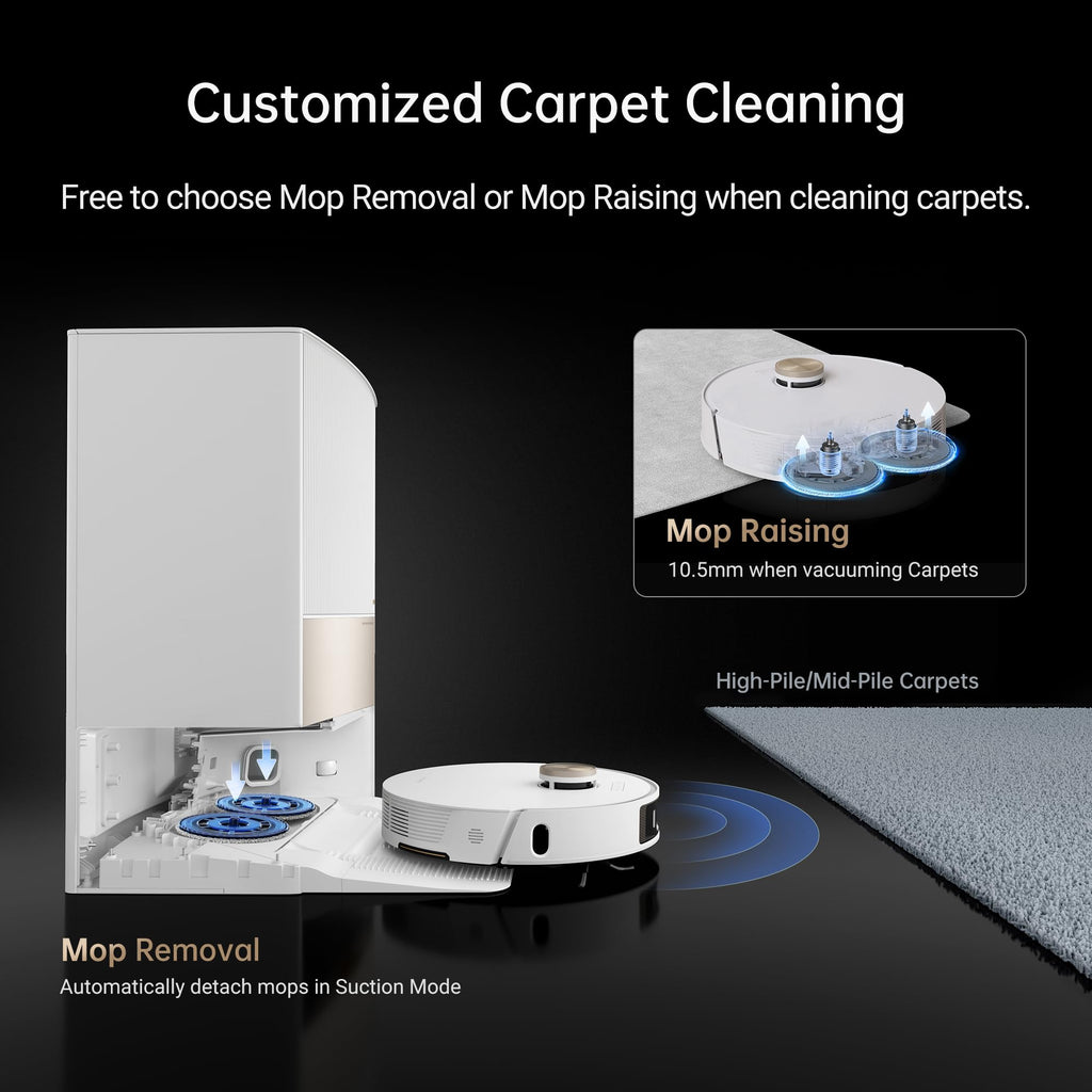 dreame L50s Pro Ultra Robot Vacuum and Mop with 100°C Mop Self-Cleaning