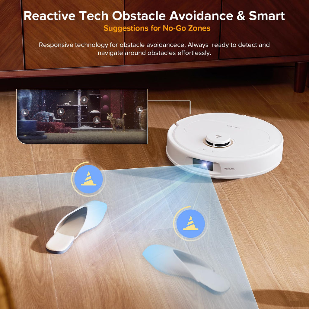 roborock Qrevo S Pro Robot Vacuum Cleaner with Mop, 18,500 Pa Suction