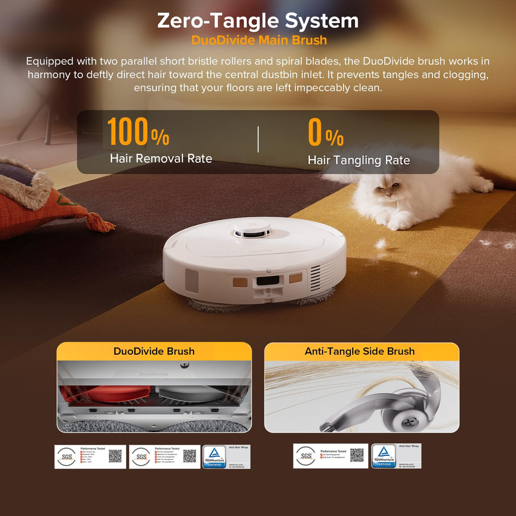 roborock Qrevo S Pro Robot Vacuum Cleaner with Mop, 18,500 Pa Suction