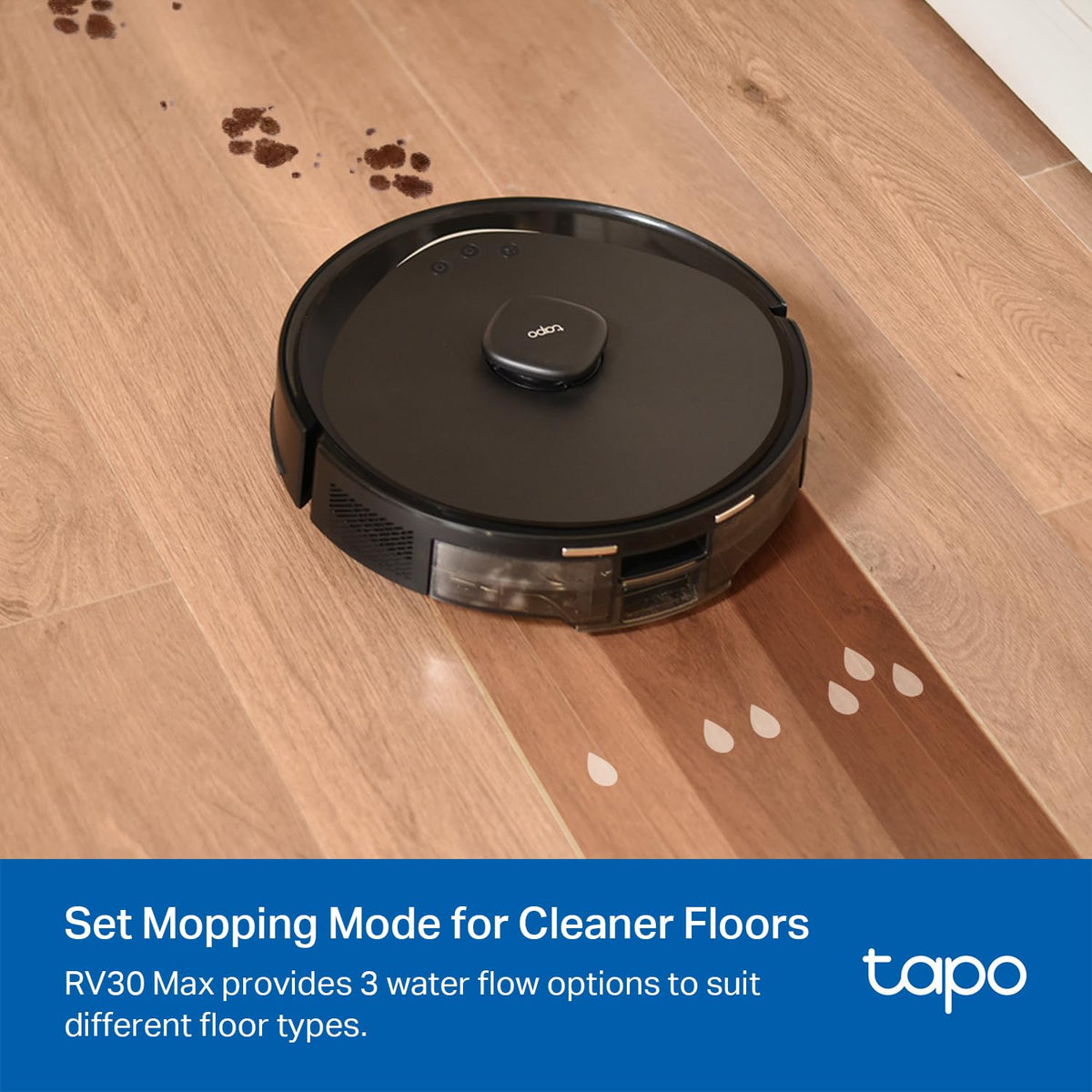 Tapo RV50 Pro Omni 15000Pa Robot Vacuum Cleaner with Mop, All in One Dock