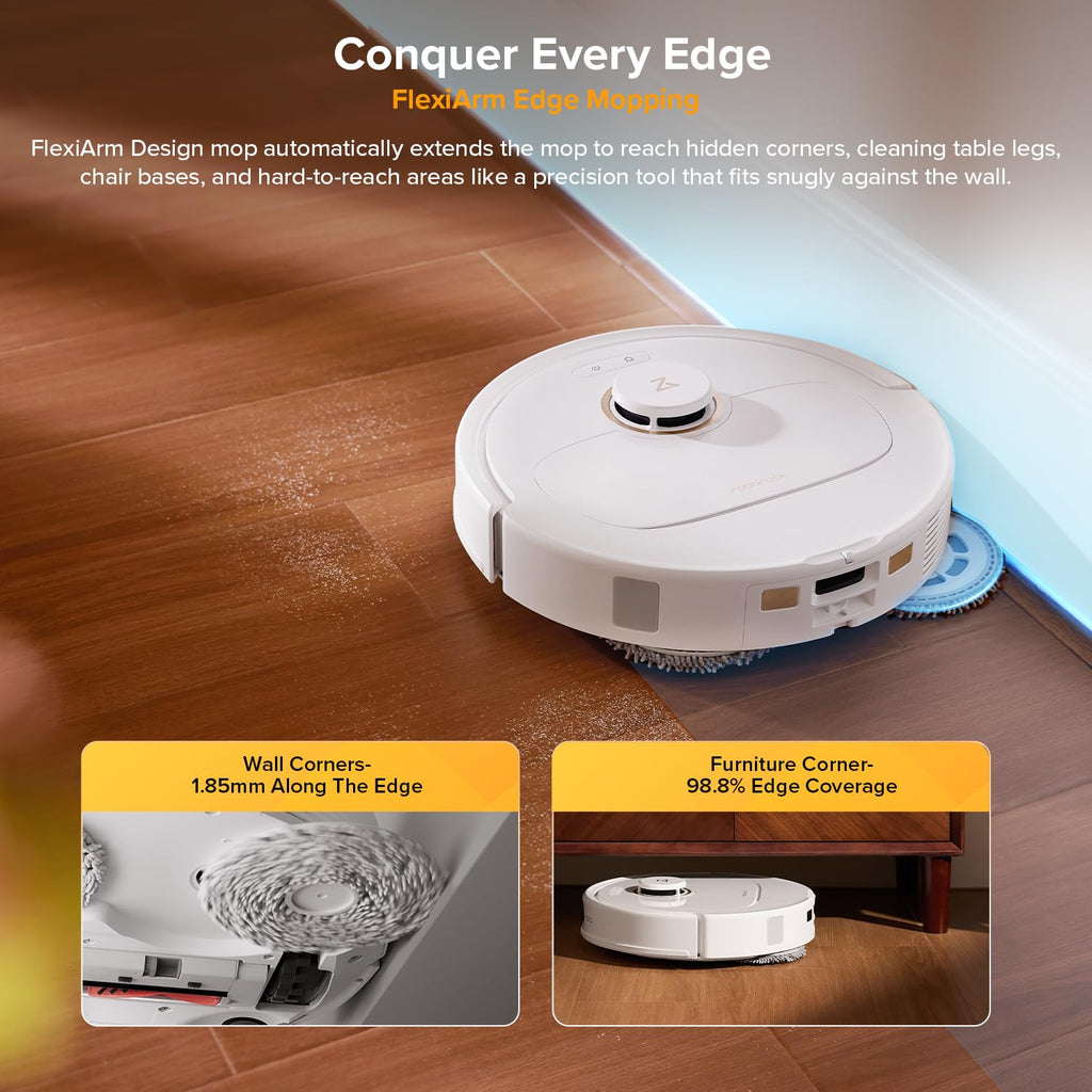 roborock Qrevo S Pro Robot Vacuum Cleaner with Mop, 18,500 Pa Suction