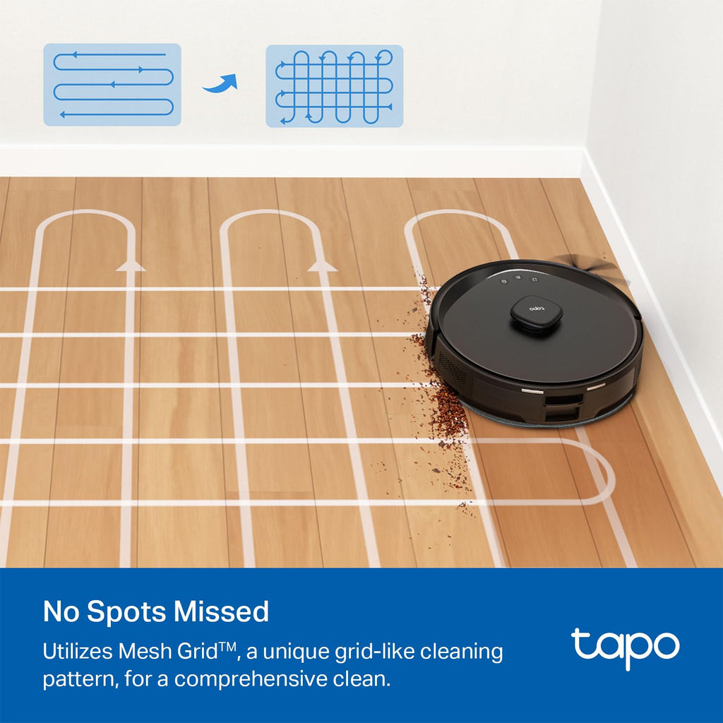 Tapo RV50 Pro Omni 15000Pa Robot Vacuum Cleaner with Mop, All in One Dock