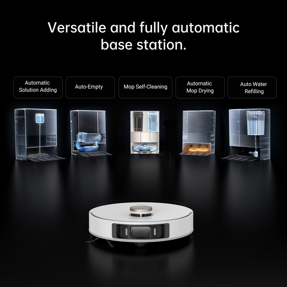 dreame L50s Pro Ultra Robot Vacuum and Mop with 100°C Mop Self-Cleaning