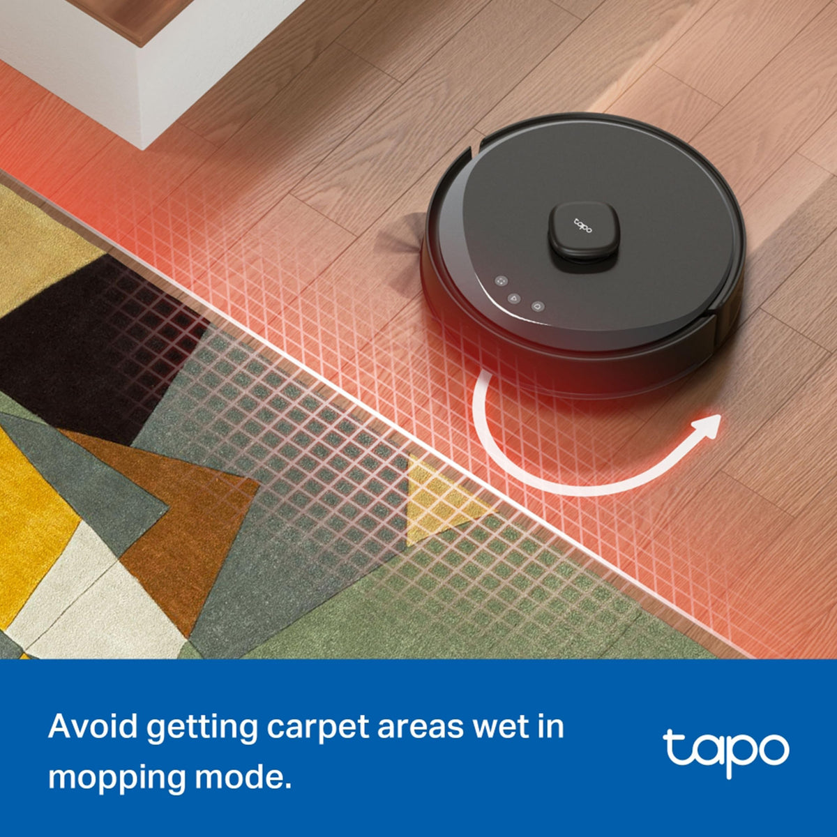 Tapo RV50 Pro Omni 15000Pa Robot Vacuum Cleaner with Mop, All in One Dock