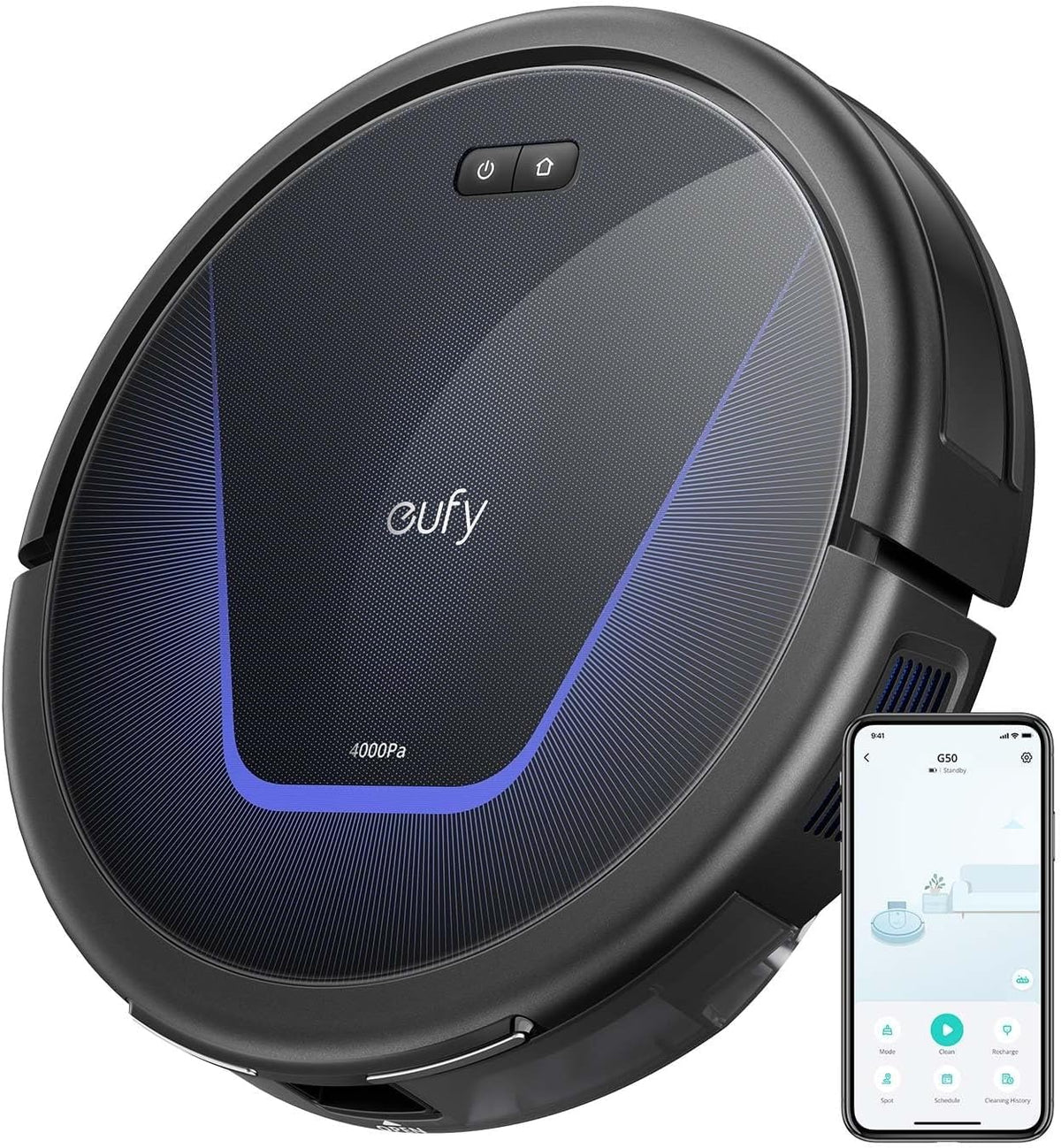 eufy Robot Vacuum Cleaner, C10, Self Emptying,8 Weeks Hands Free