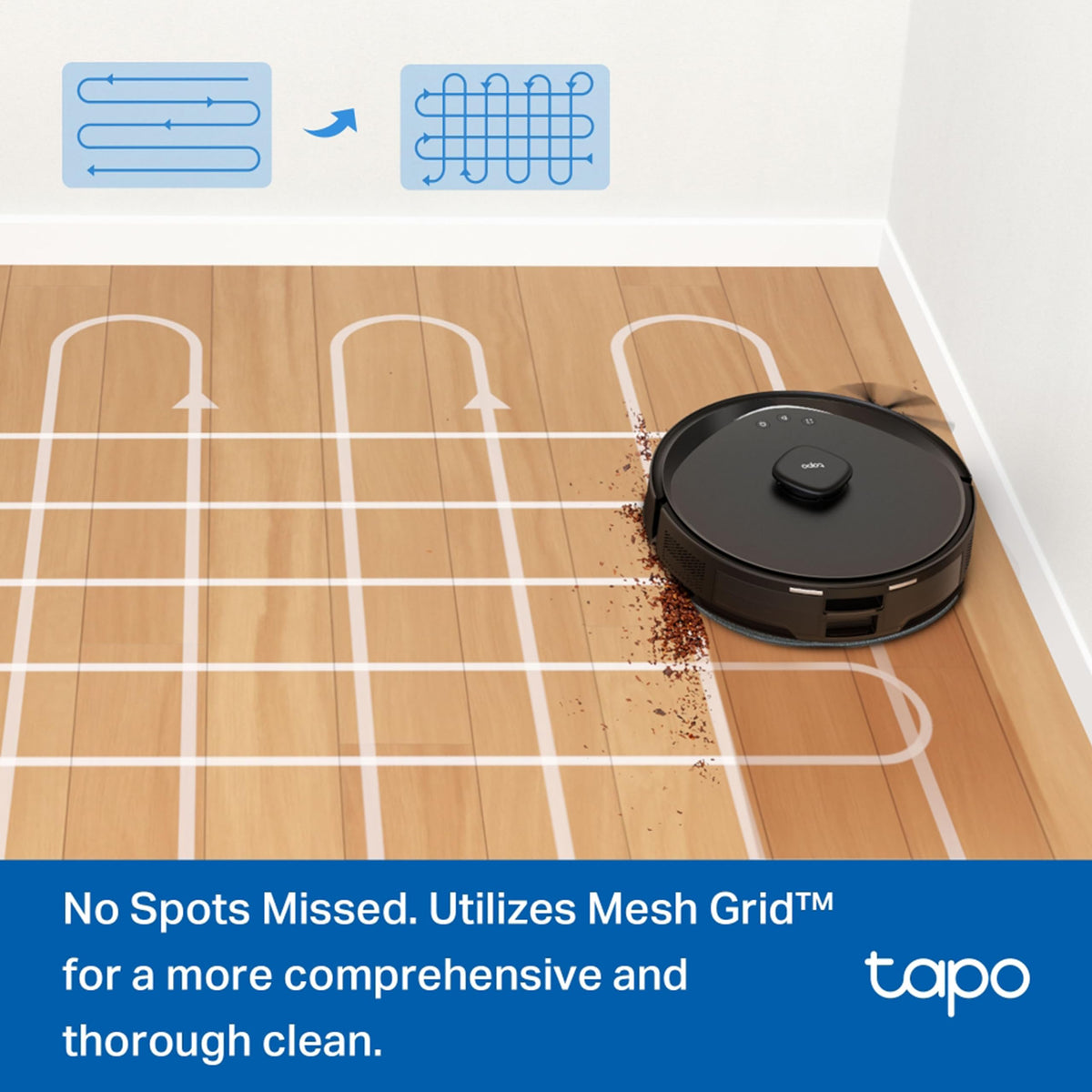 Tapo RV50 Pro Omni 15000Pa Robot Vacuum Cleaner with Mop, All in One Dock
