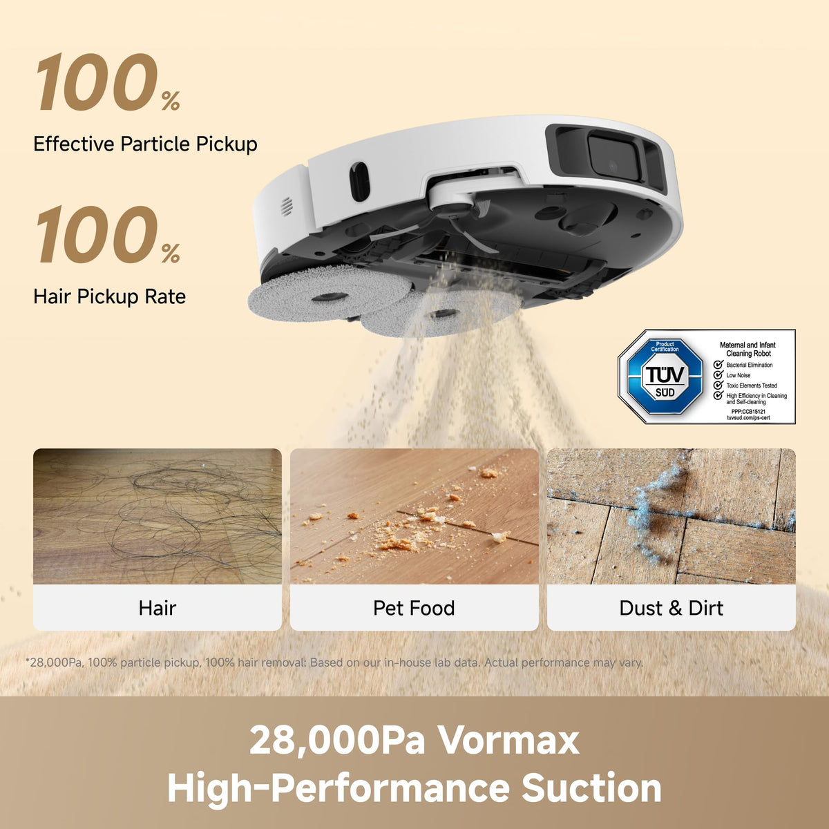 dreame L50s Pro Ultra Robot Vacuum and Mop with 100°C Mop Self-Cleaning