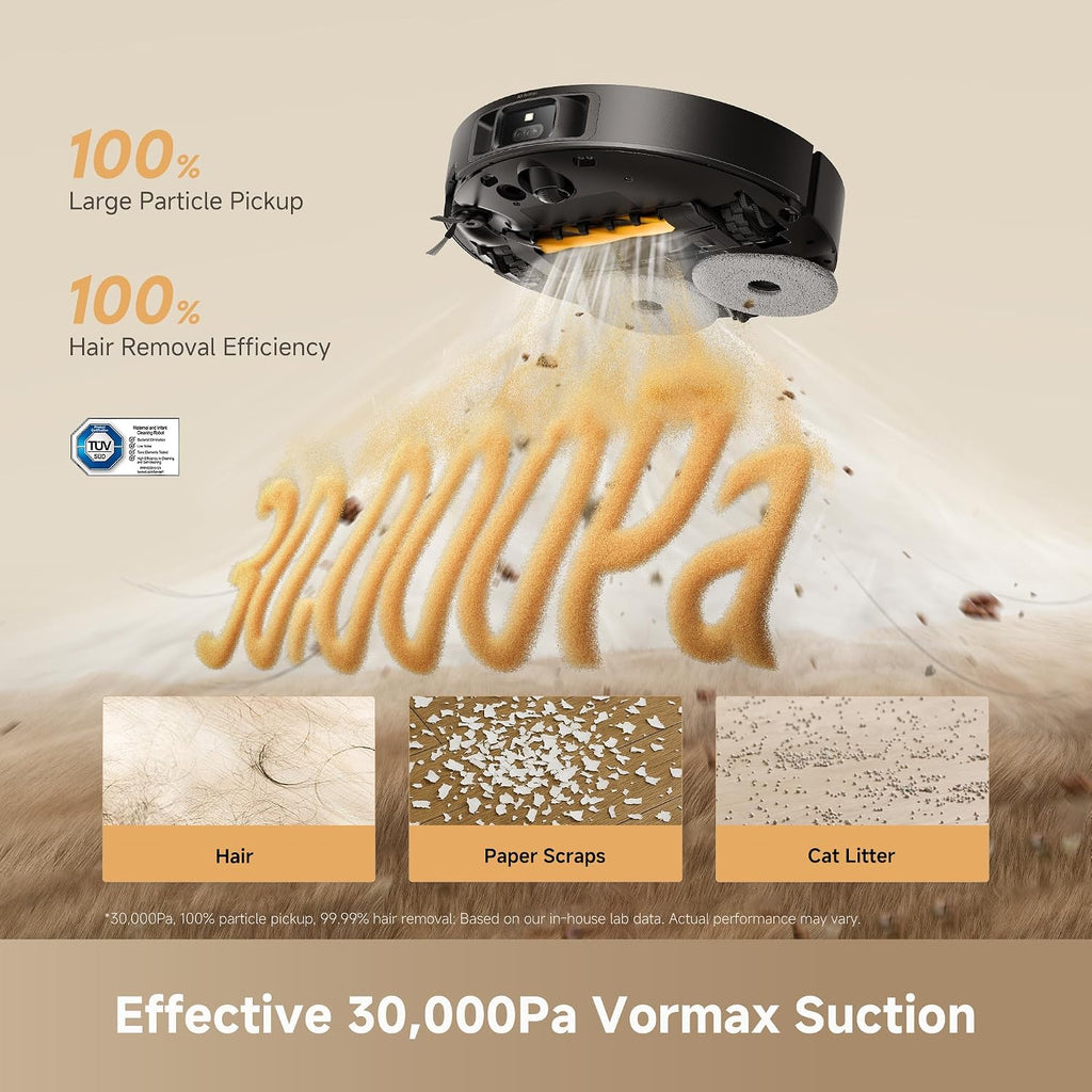 dreame L50s Pro Ultra Robot Vacuum and Mop with 100°C Mop Self-Cleaning